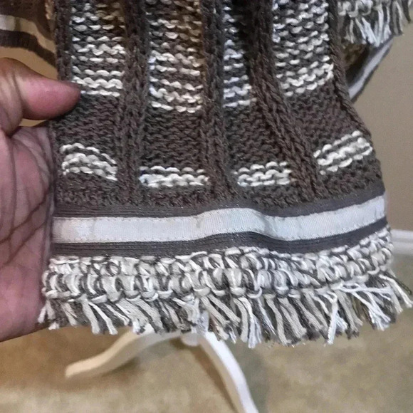 Chico’s Cotton Blend Open Front Cardigan w/Faux Pockets Bell Sleeves-Size 3 - Picture 9 of 11